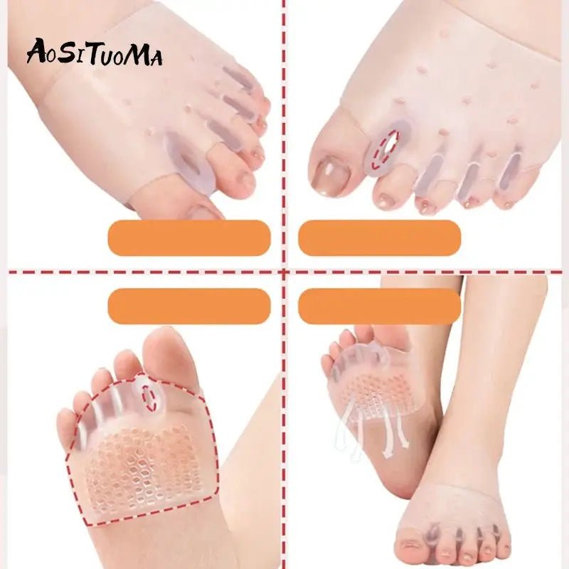 Relief Forefoot Pads for Nighttime Use