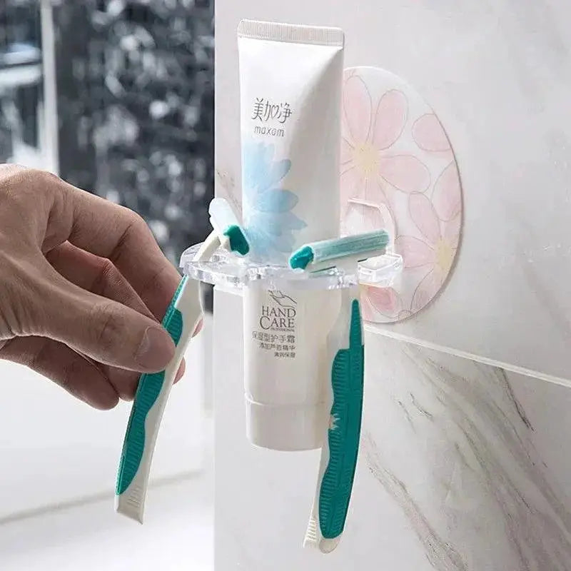 Removable Toothbrush Holder For Kids Bathroom Organizer