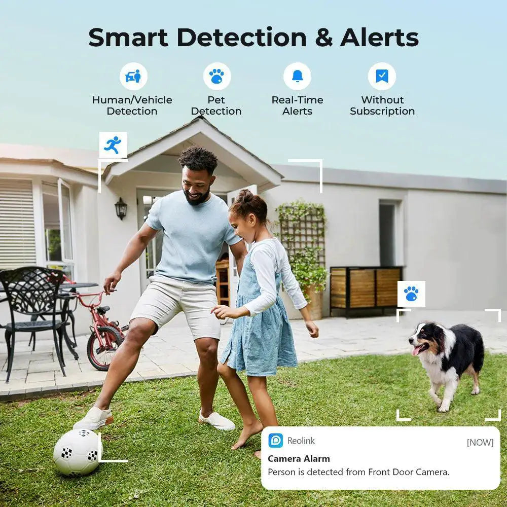 Reolink 4K PoE Outdoor Surveillance Camera With AI Detection