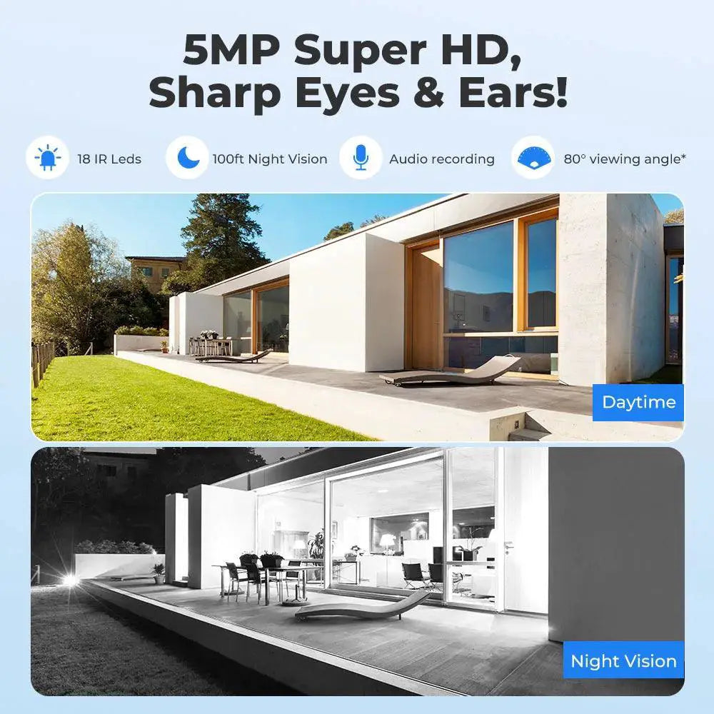 Reolink Advanced Outdoor Smart Security Camera Solution