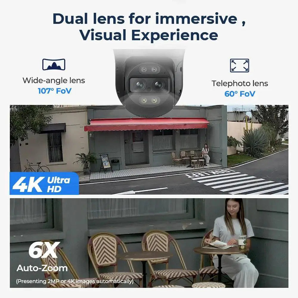 Reolink TrackMix Dual Lens PTZ Auto Tracking Camera System