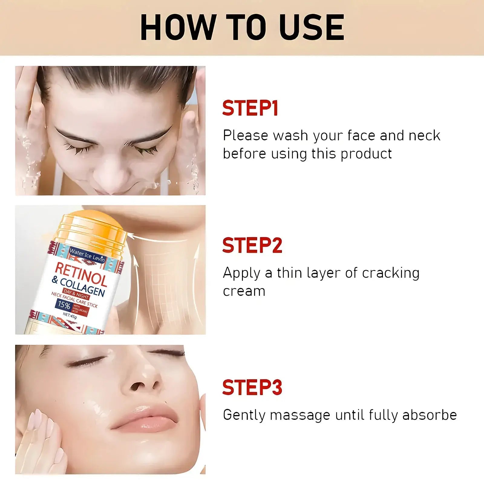 Retinol Cream Stick for Aging Skin Care