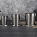 Retractable Stainless Steel Folding Cup for Camping Travel