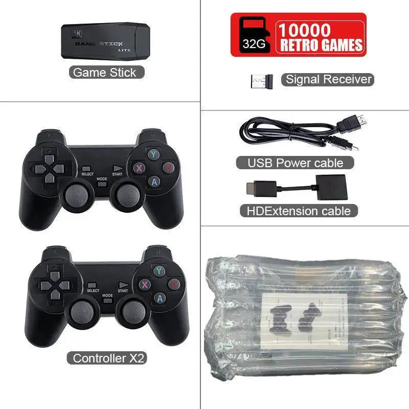 Retro Gaming Console 20000 Games Wireless Controllers 4K