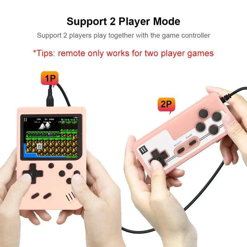 Retro Handheld Gaming Console With 500 Classic Games