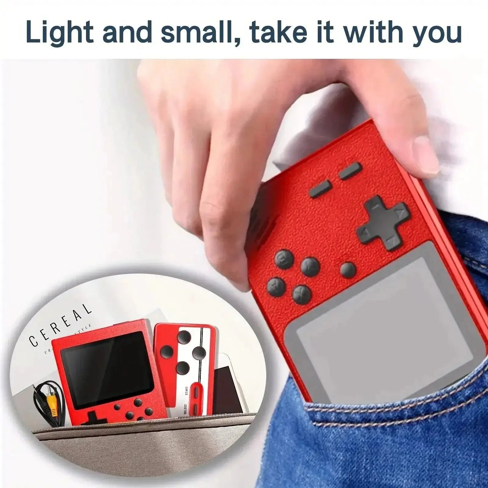 Retro Mini Handheld Gaming Console With 400 Classic Games