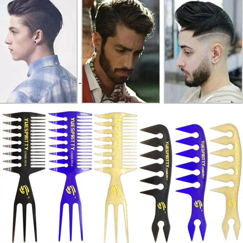 Retro Oil Hair Brush Comb For Stylish Grooming Accessory