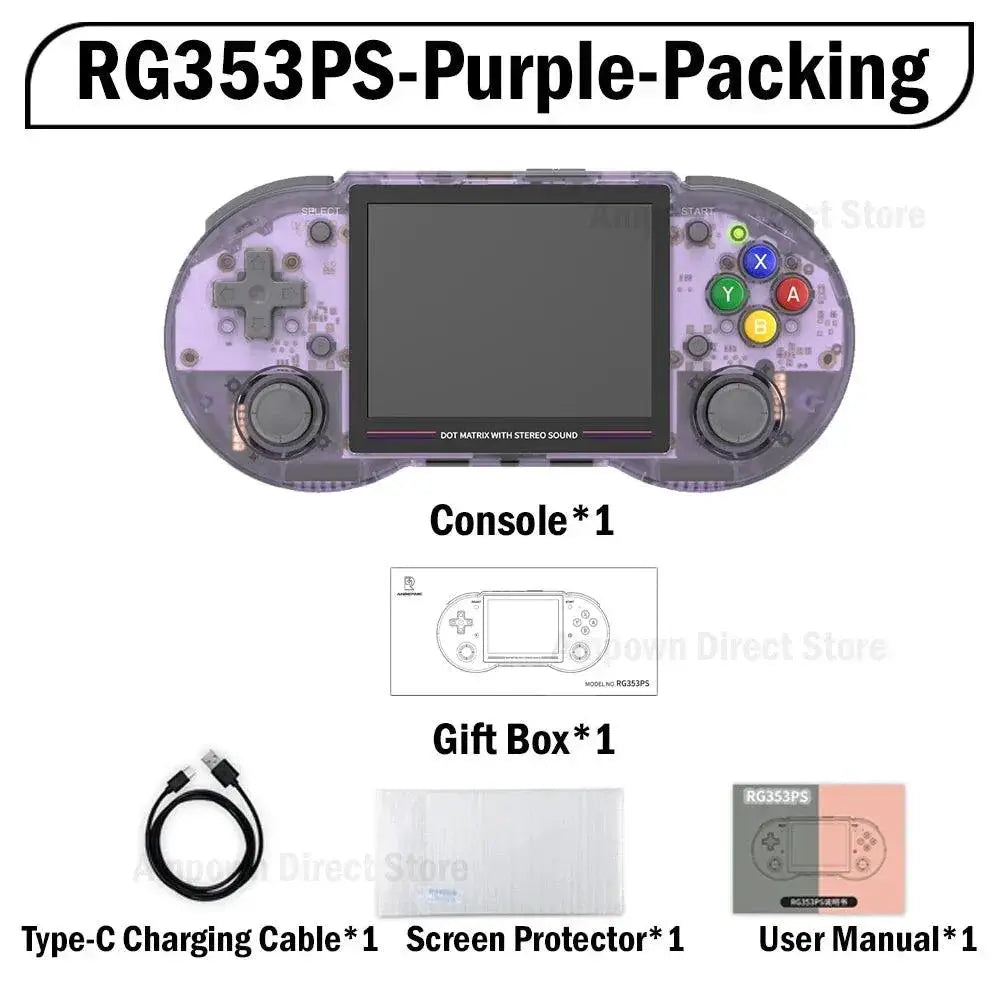 Retro RG353P Handheld Portable Gaming Console Experience