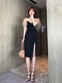 Age-Reducing Rhinestone Dress for Women