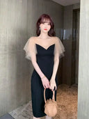 Age-Reducing Rhinestone Dress for Women