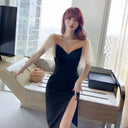 Age-Reducing Rhinestone Dress for Women