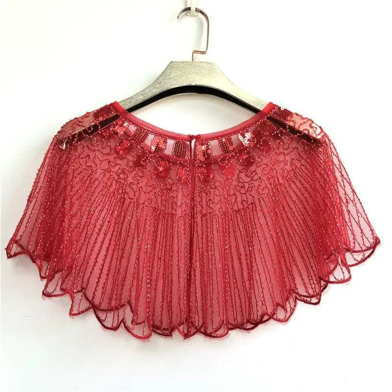 Retro Sequin Waistcoat Dress Glamorous Vintage Party Fashion