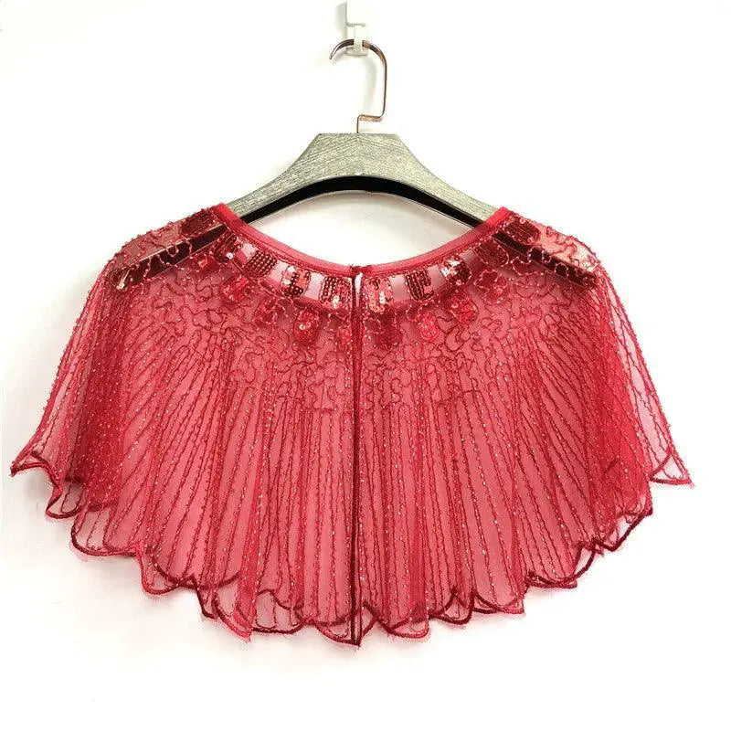 Retro Sequin Waistcoat Dress Glamorous Vintage Party Fashion