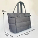 Ample Space Nylon Shoulder Bag for Women