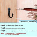 Retro Wall Hooks: Stylish Durable Hangers for Home Use