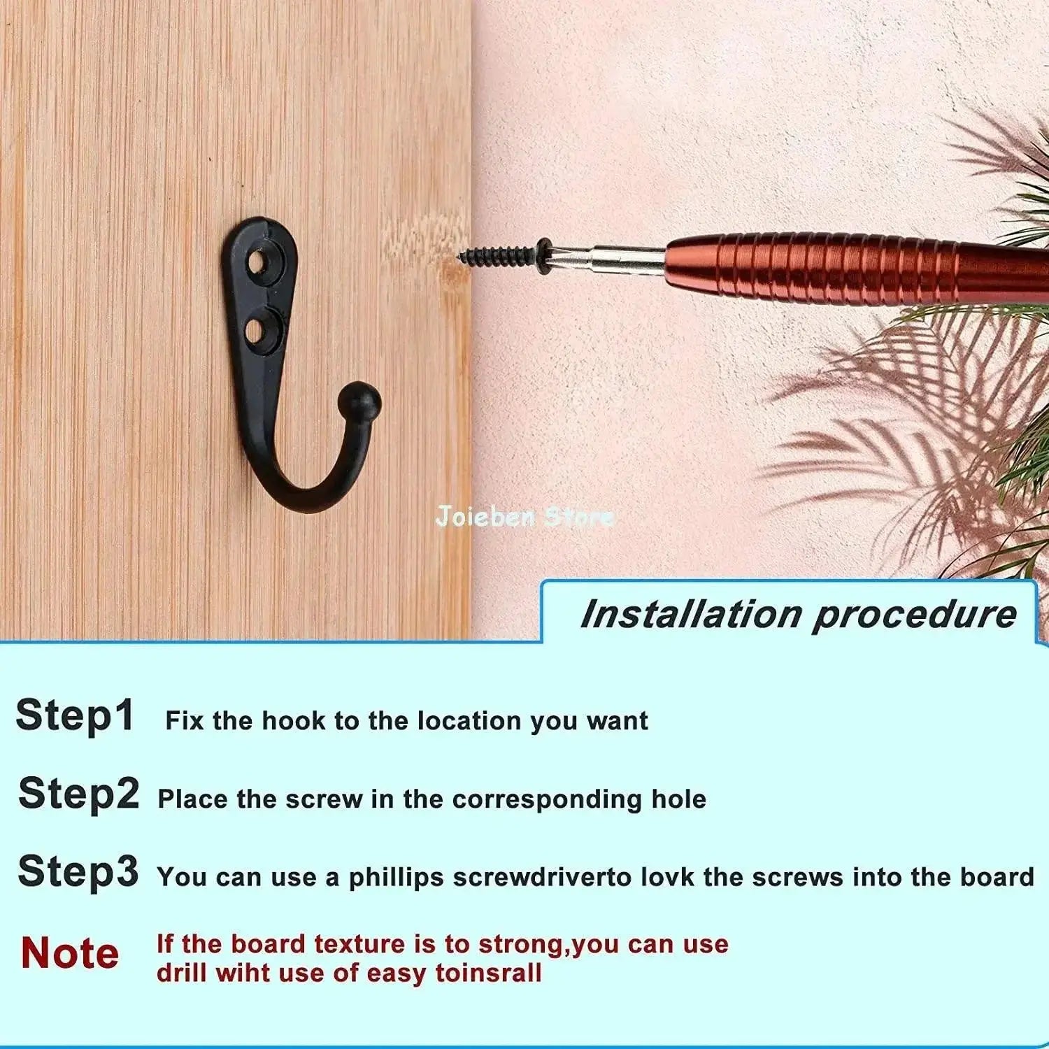 Retro Wall Hooks Stylish Durable Hangers For Home Use