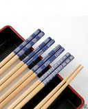 Grippy Bamboo Chopsticks Set for Sushi