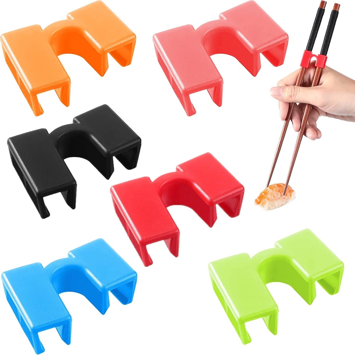 Reusable Chopstick Helpers Training Set For Children Beginners 5 6 8 Pieces Kits