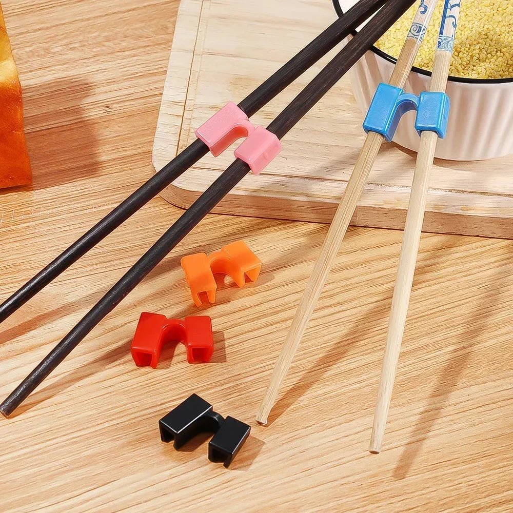 Reusable Chopstick Helpers Training Set For Children Beginners 5 6 8 Pieces Kits