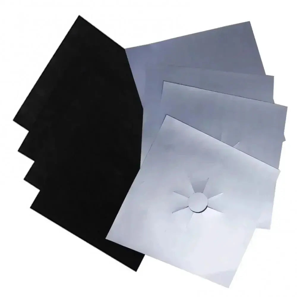 Reusable Gas Stove Protector Liners 4 Pack Nonstick Pads