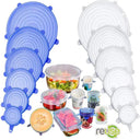 Reusable Silicone Stretch Lids for Airtight Food Cover Set