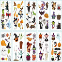 Reusable Spider & Scar Halloween Tattoos for Spooky Fun