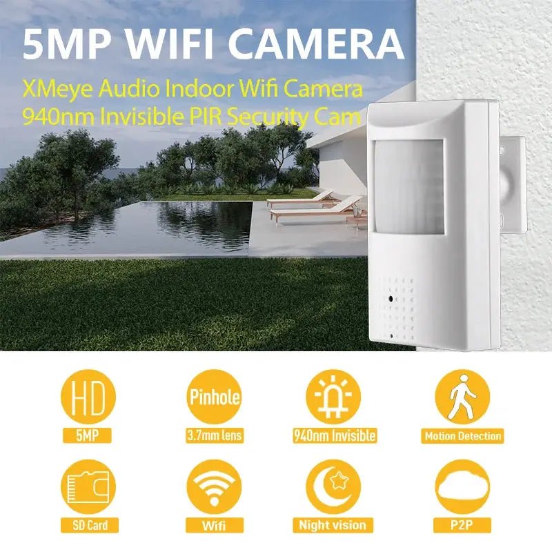 Revotech XMeye WiFi Audio IP Camera 2MP and 5MP Night Vision Mini Indoor Cam