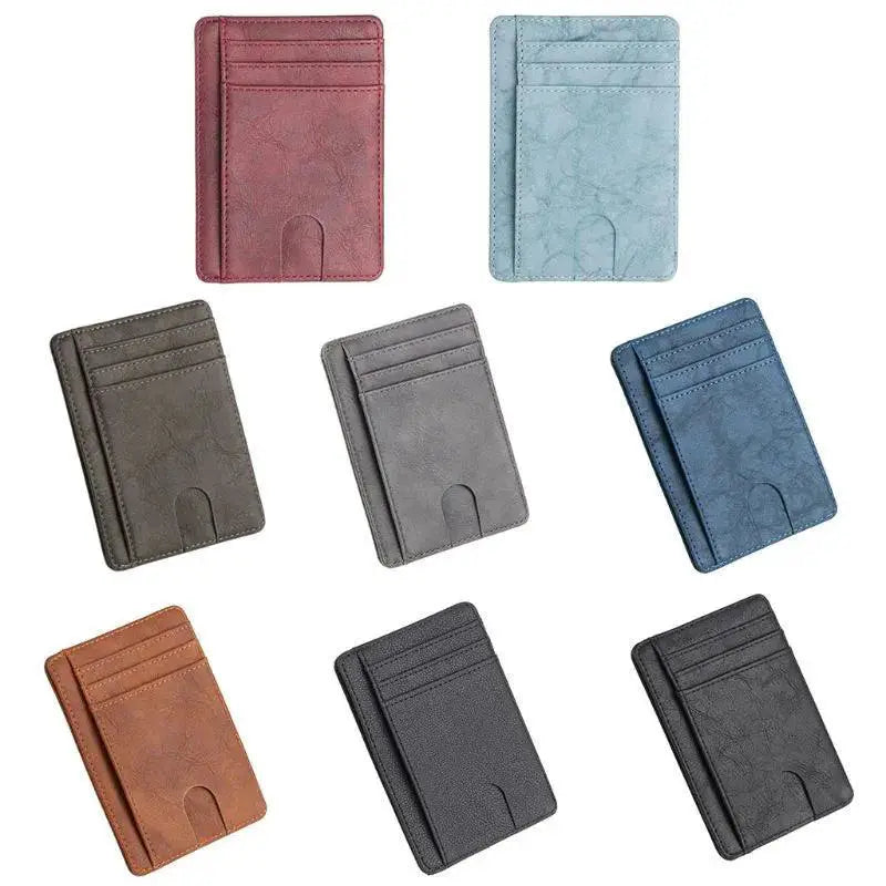RFID Blocking Leather Wallet Card Holder Purse Gift