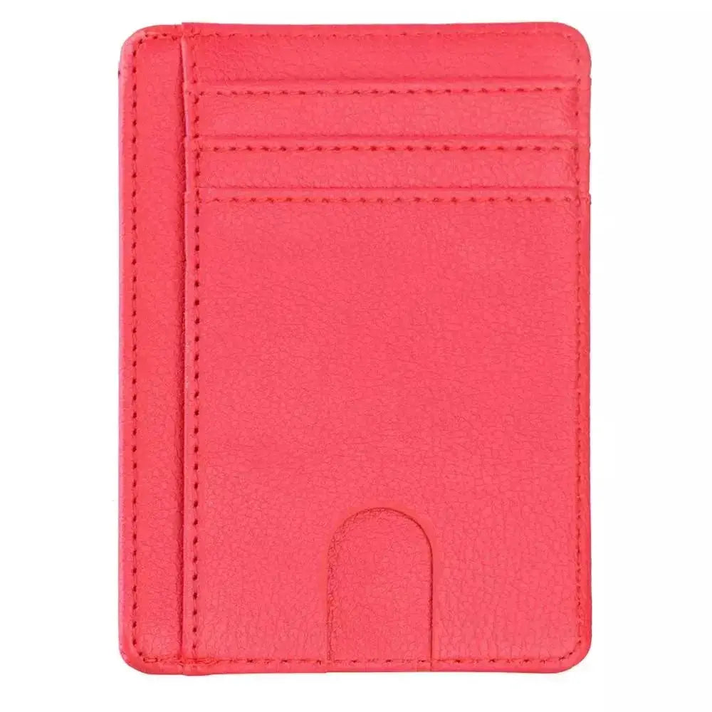 RFID Blocking Leather Wallet Card Holder Purse Gift