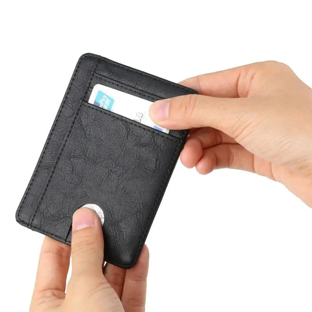 RFID Blocking Leather Wallet Card Holder Purse Gift