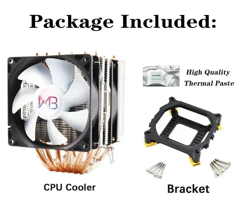 RGB CPU Cooler For Intel And AMD With Efficient Cooling