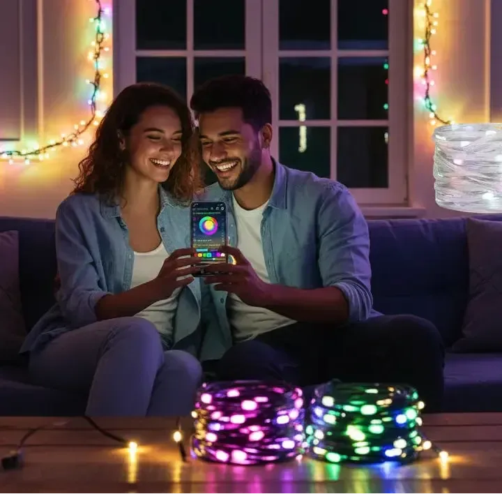 RGB LED String Lights for Weddings