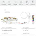 RGBIC LED Strip for Living Room Ambience by ourlum.com