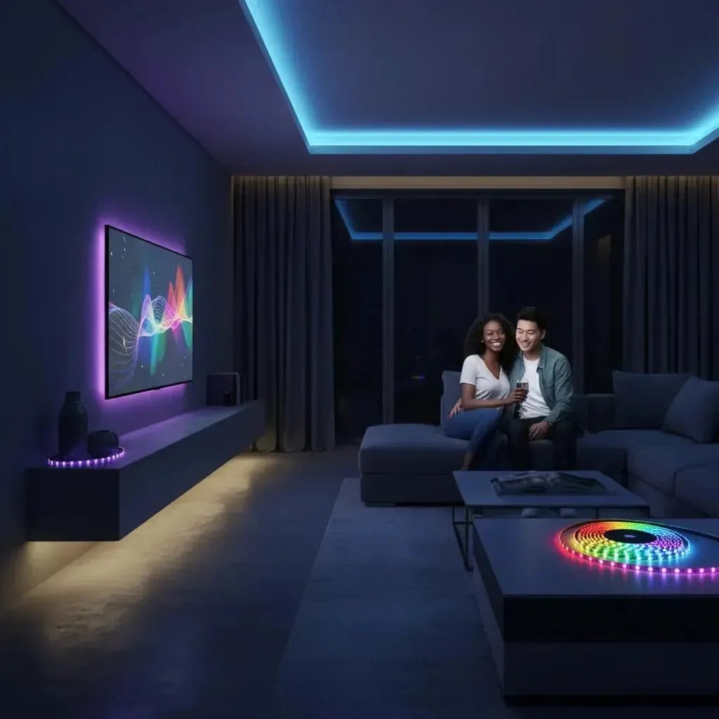 RGBIC LED Strip for Living Room Ambience