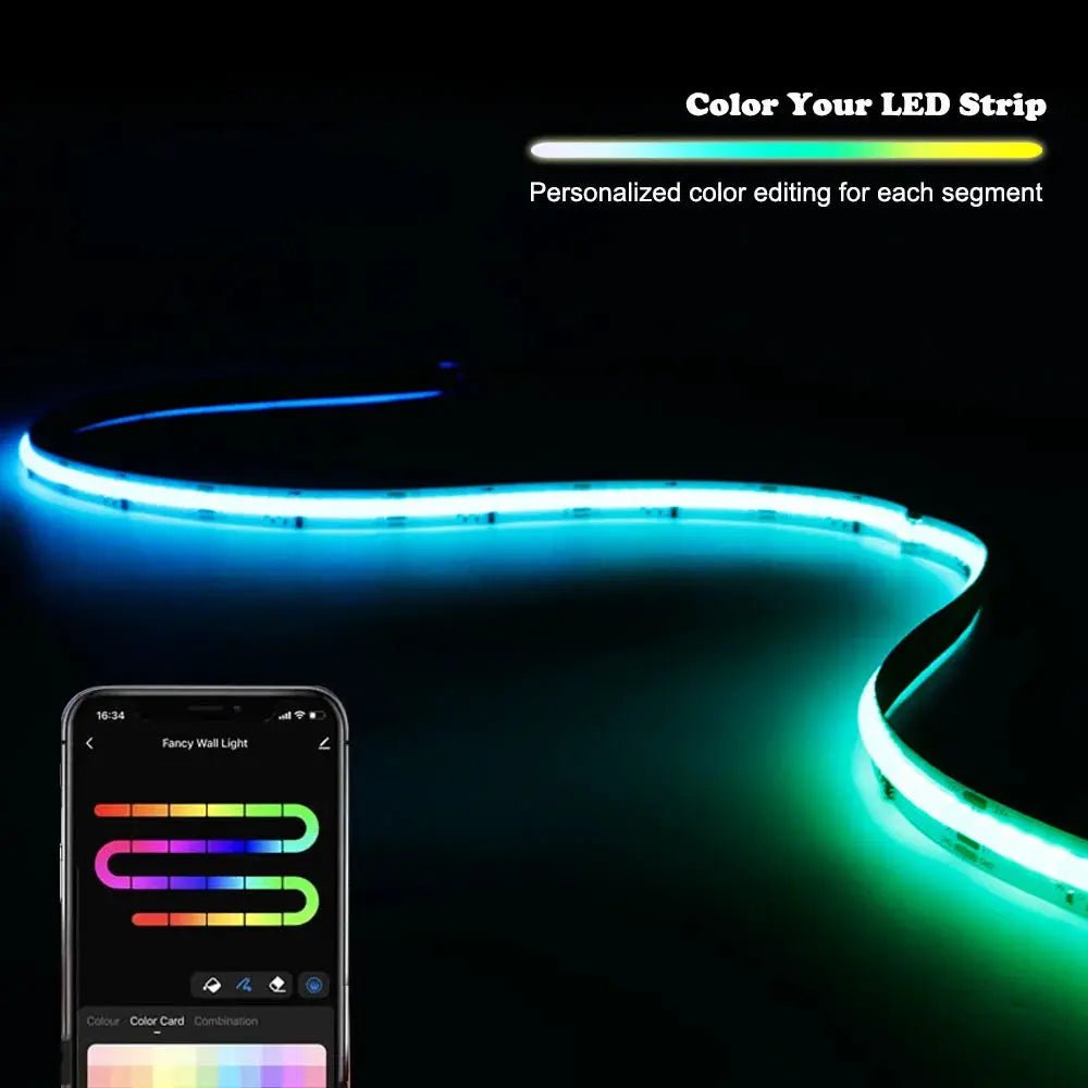 RGBIC LED Strip for Living Room Ambience