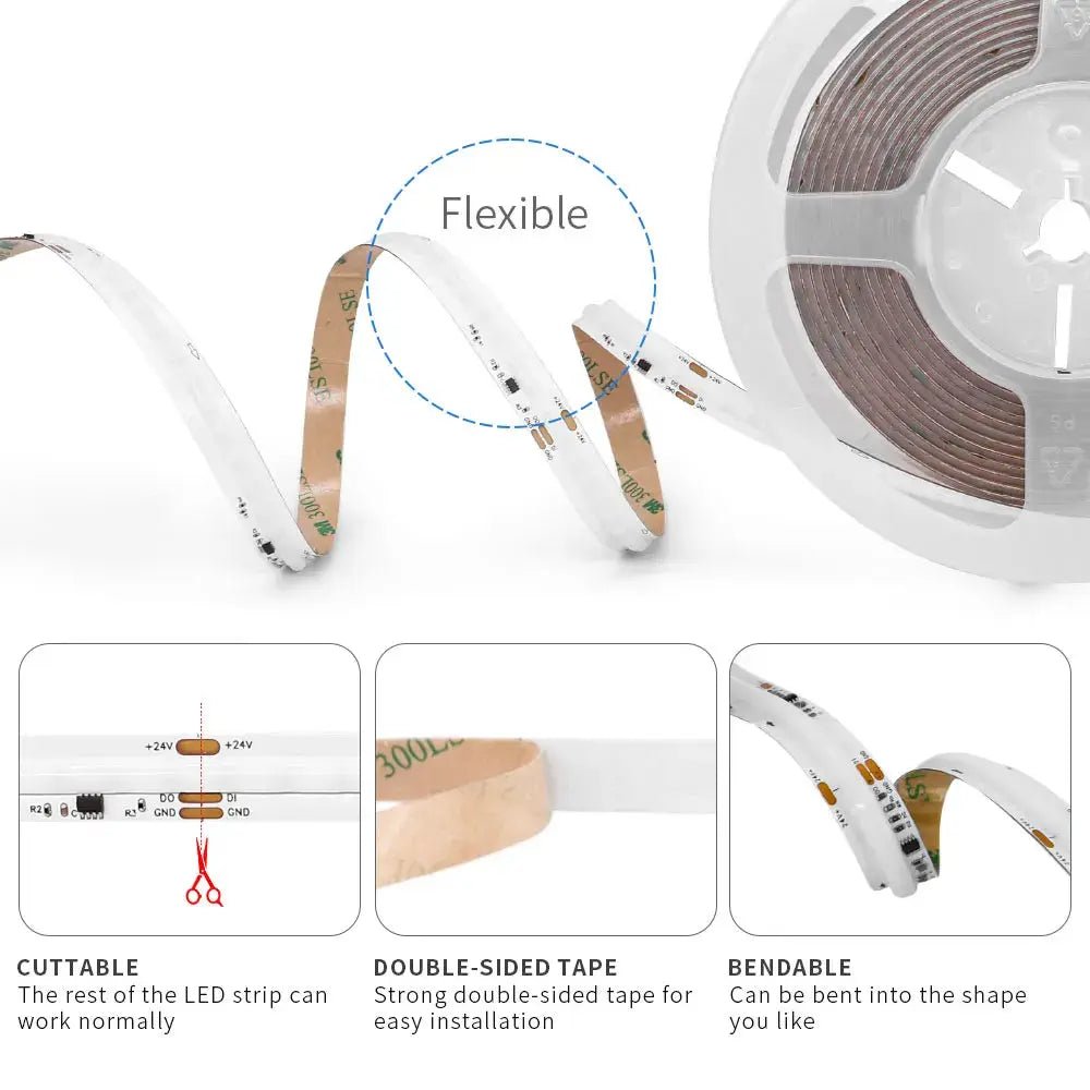 RGBIC LED Strip Lights for Home Ambience