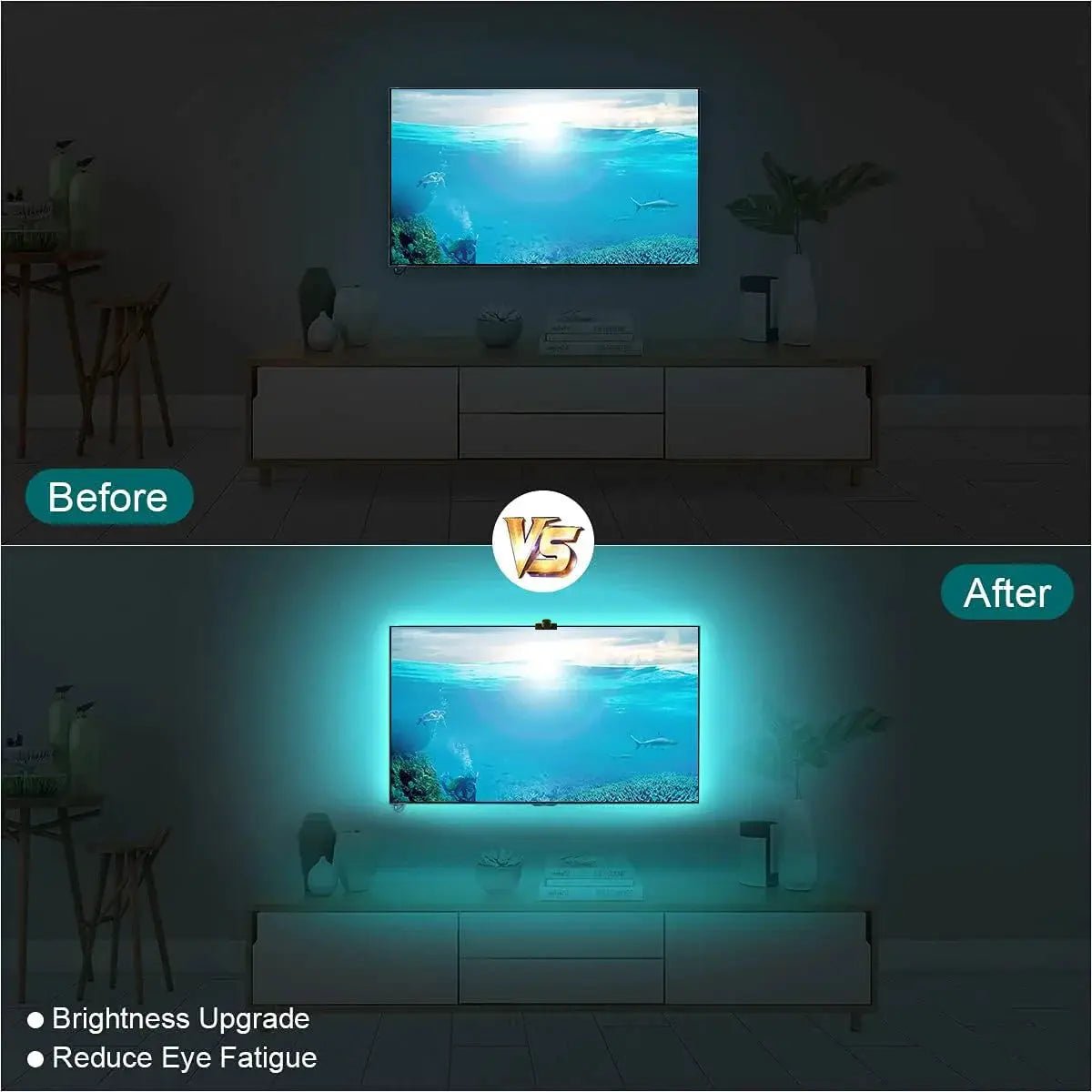 RGBIC TV Backlight for Immersive Gaming