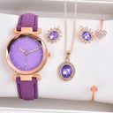 Sparkling Watch Set for Office Wear