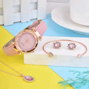 Sparkling Watch Set for Office Wear