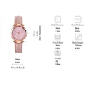 Sparkling Watch Set for Office Wear