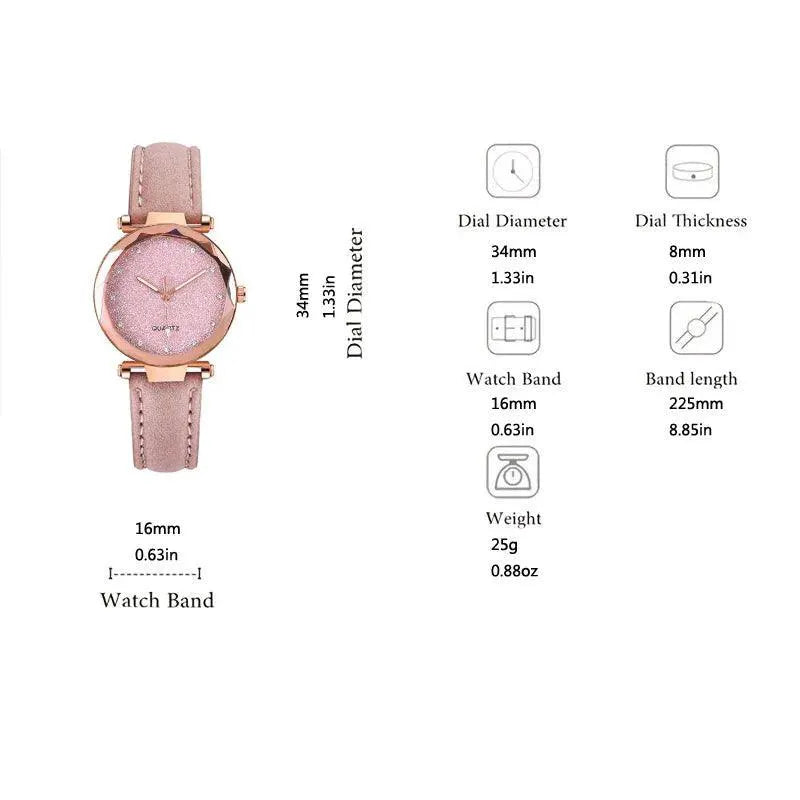 Rhinestone Women's Luxury Watch Set Fashion Timepieces