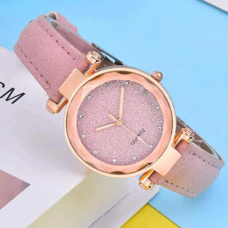 Rhinestone Women's Luxury Watch Set Fashion Timepieces