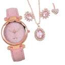 Sparkling Watch Set for Office Wear