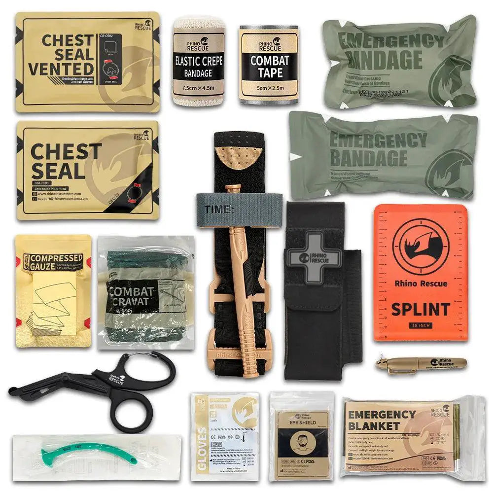 Rhino Rescue Trauma Kit Combat Survival First Aid Gear