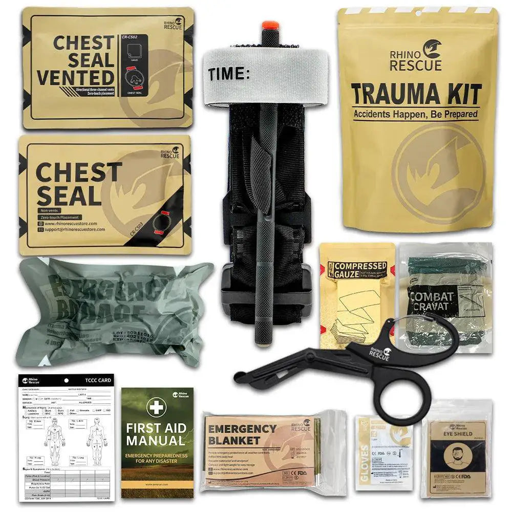 Rhino Rescue Trauma Kit Combat Survival First Aid Gear