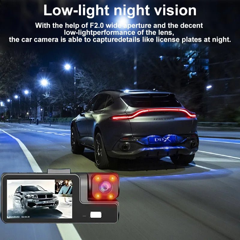 RoadVision 3CH WiFi Car DVR - 170 Wide Angle Night Vision G Sensor 24H Parking 2