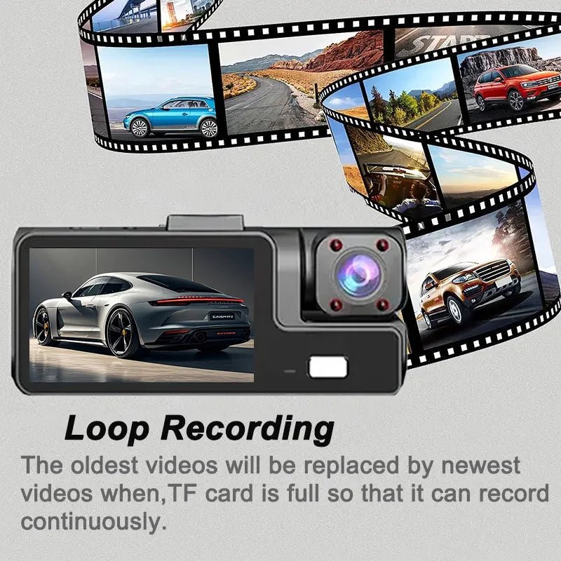 RoadVision 3CH WiFi Car DVR - 170 Wide Angle Night Vision G Sensor 24H Parking 2