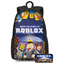 Roblox With Compartments Schoolbag Sport Backpack Cosplay