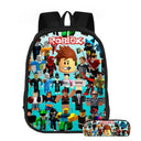 Roblox With Compartments Schoolbag Sport Backpack Cosplay