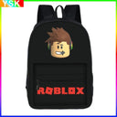 Roblox With Compartments Schoolbag Sport Backpack Cosplay